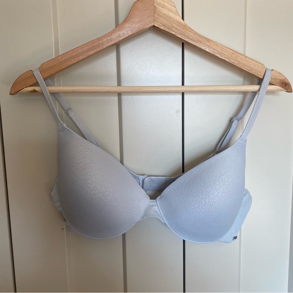 DKNY Soft Gray Bra-Size 34C